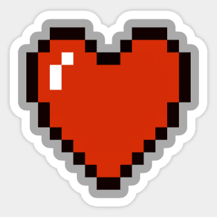 Pixel Luv Sticker